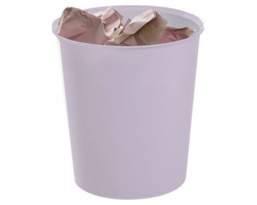 PAPELERA ECOGREEN 100% RECICLADO Y RECICLABLE MALVA PASTEL 18 LITROS 290X310 MM ARCHIVO 2000 2001 ML PS (Espera 4 dias)